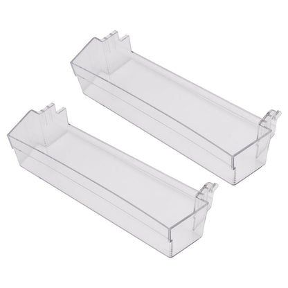 2 ripiani per frigorifero, grigi trasparenti, per porta centrale o superiore, 306 mm, compatibili con Dometic Caravan 289072710