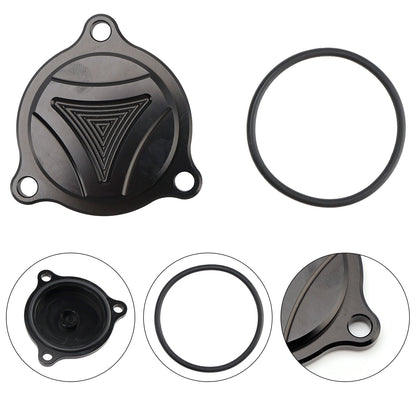 Coperchio filtro olio motore nero per Suzuki LTZ400 LTR450 DRZ400/400E/400S/400SM