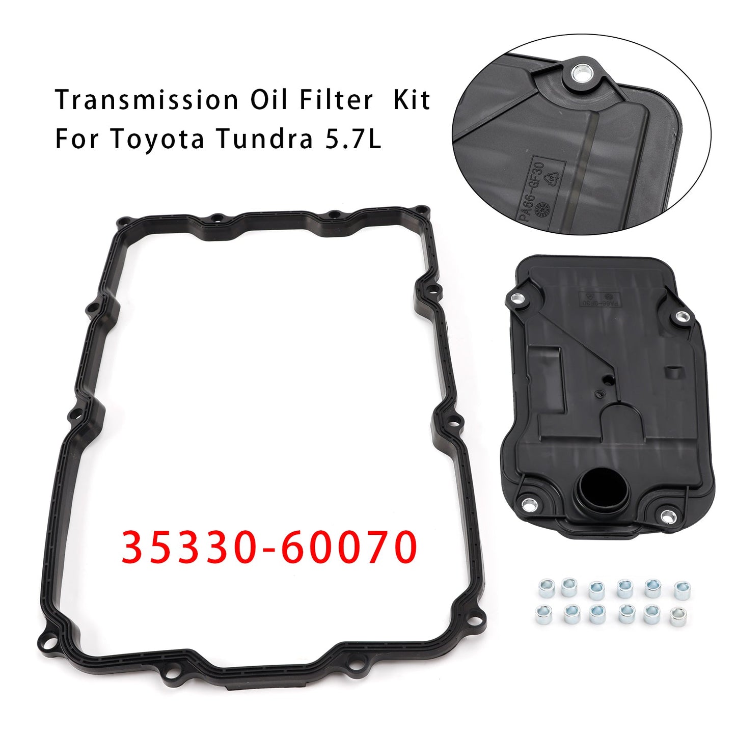 Filtro olio trasmissione Toyota Tundra 5.7L con O-ring e guarnizione 35168-34020 35330-60070 90301-31014
