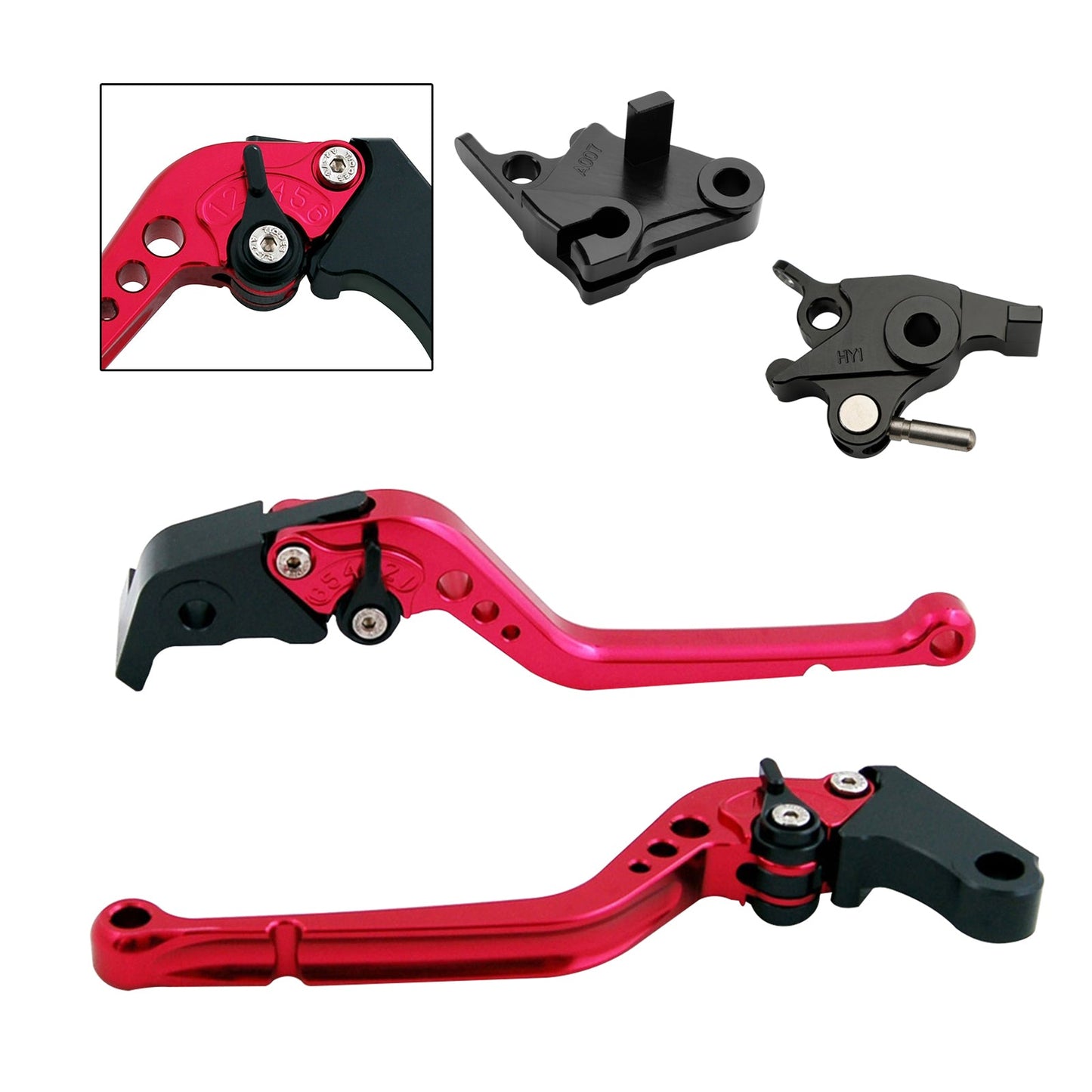 Leva frizione freno lunga adatta per CFMOTO 400NK 650NK 650MT 650GT 2020-21