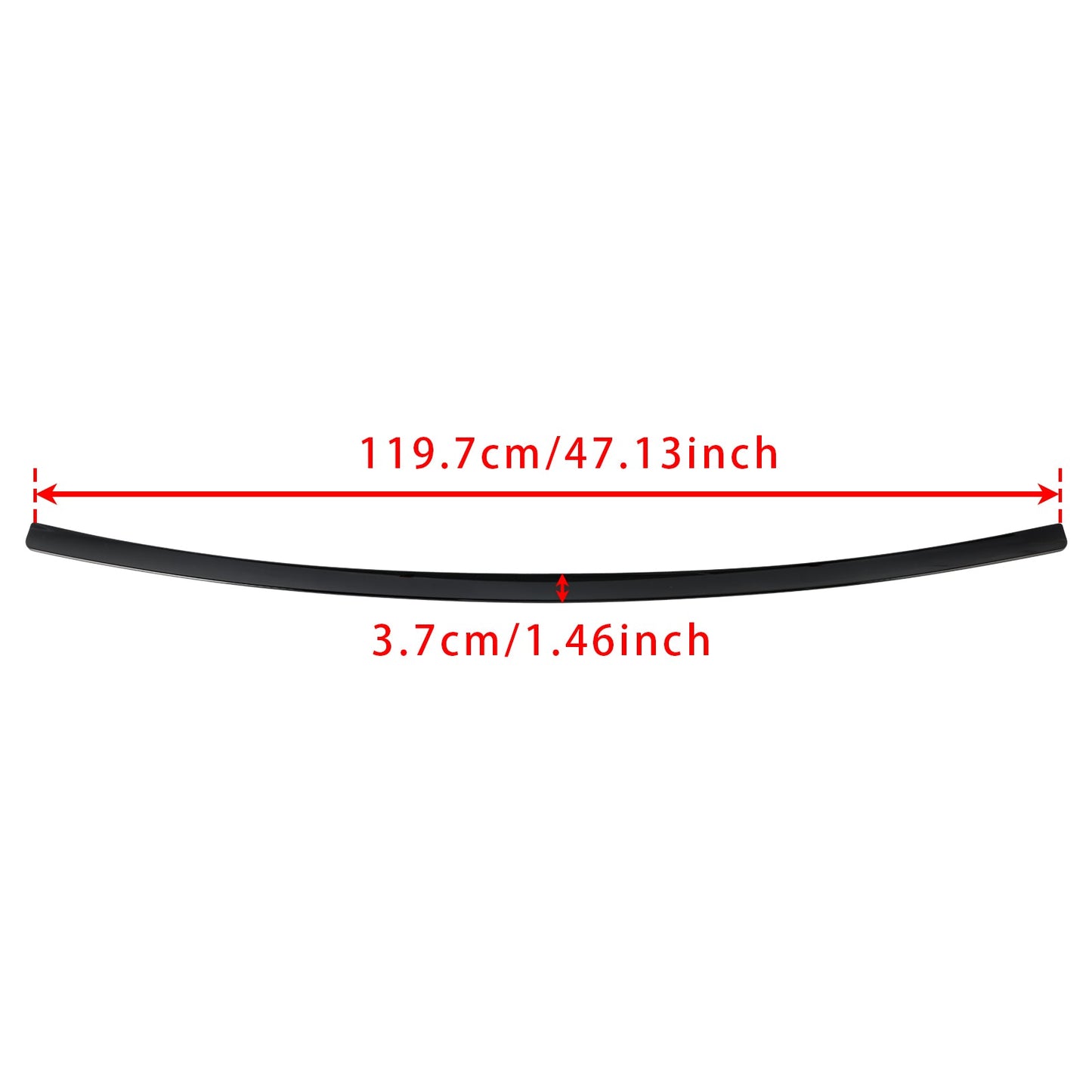 Spoiler posteriore nero lucido per BMW Serie 5 E39 Berlina 525i 530i M5 97-03