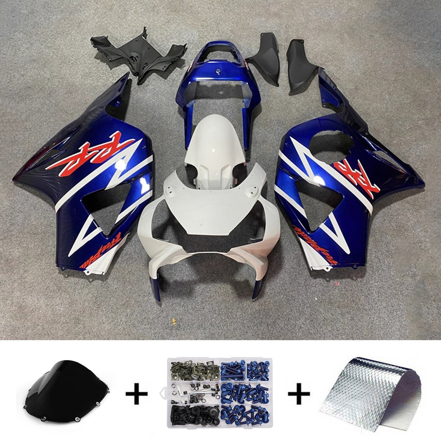 Kit di carene in plastica ABS stampate a iniezione per Honda CBR954 2002-2003