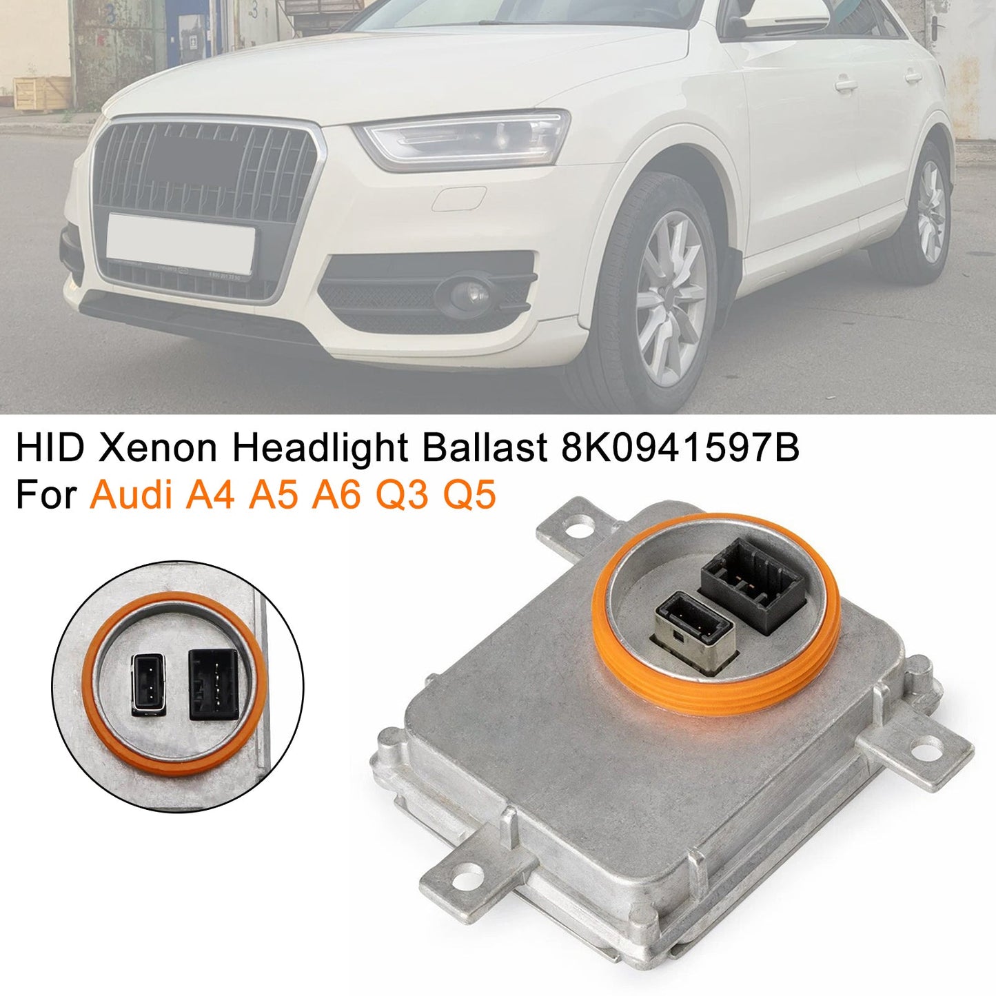 Zavorra per fari allo xeno HID 8K0941597B per Audi A4 A5 A6 Q3 Q5