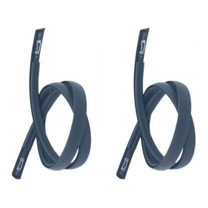 Modanatura per gocciolatoio del tetto, lato sinistro e destro, in gomma, 2 pezzi, per Honda Civic 4 porte 2012-2015