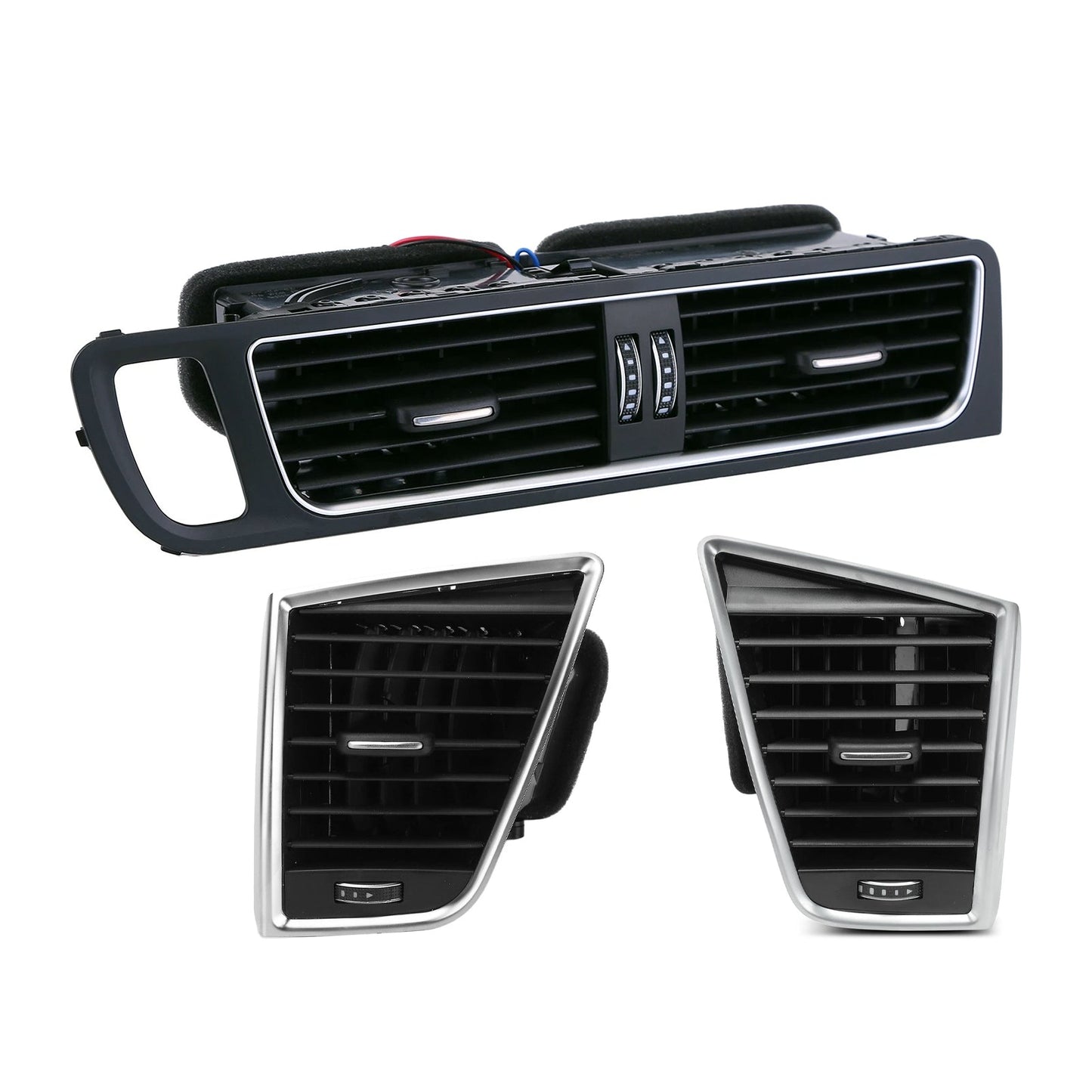 8R1820951 8R1820902 3 pezzi Bocchetta di ventilazione per pannello centrale del cruscotto A/C per Audi SQ5 3.0L 2009-2017