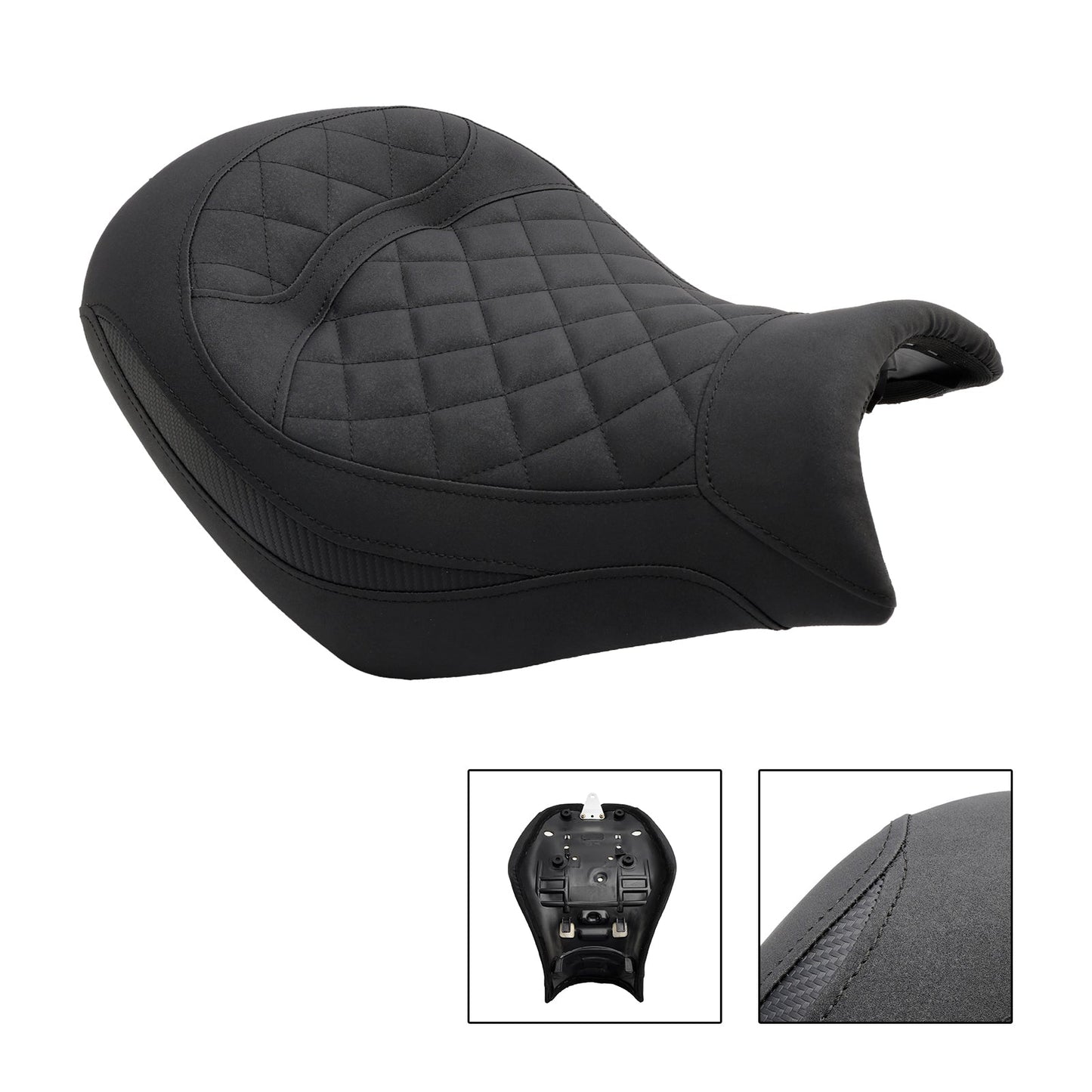 Front Raider Seat Driver Cushion PU Fit per Kawasaki Vulcan S en VN 650 2015-2023
