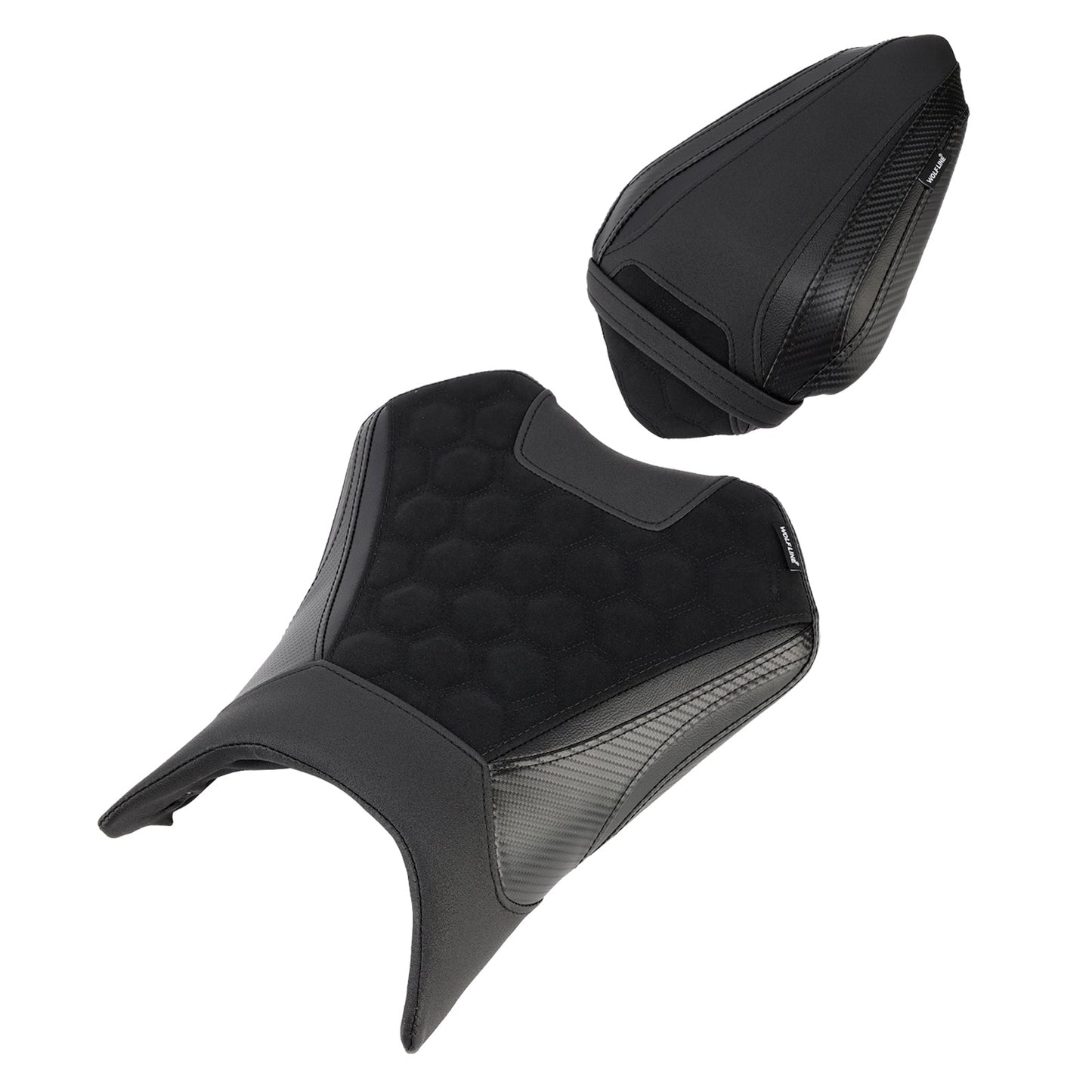 Kit sella conducente e passeggero per Kawasaki Ninja 500 Z500 2024-2025, cuscino posteriore verde