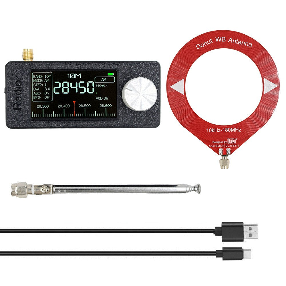 Ricevitore radio portatile SI4732 0,5-108 MHz LSB AM FM Mini tascabile per tutte le bande