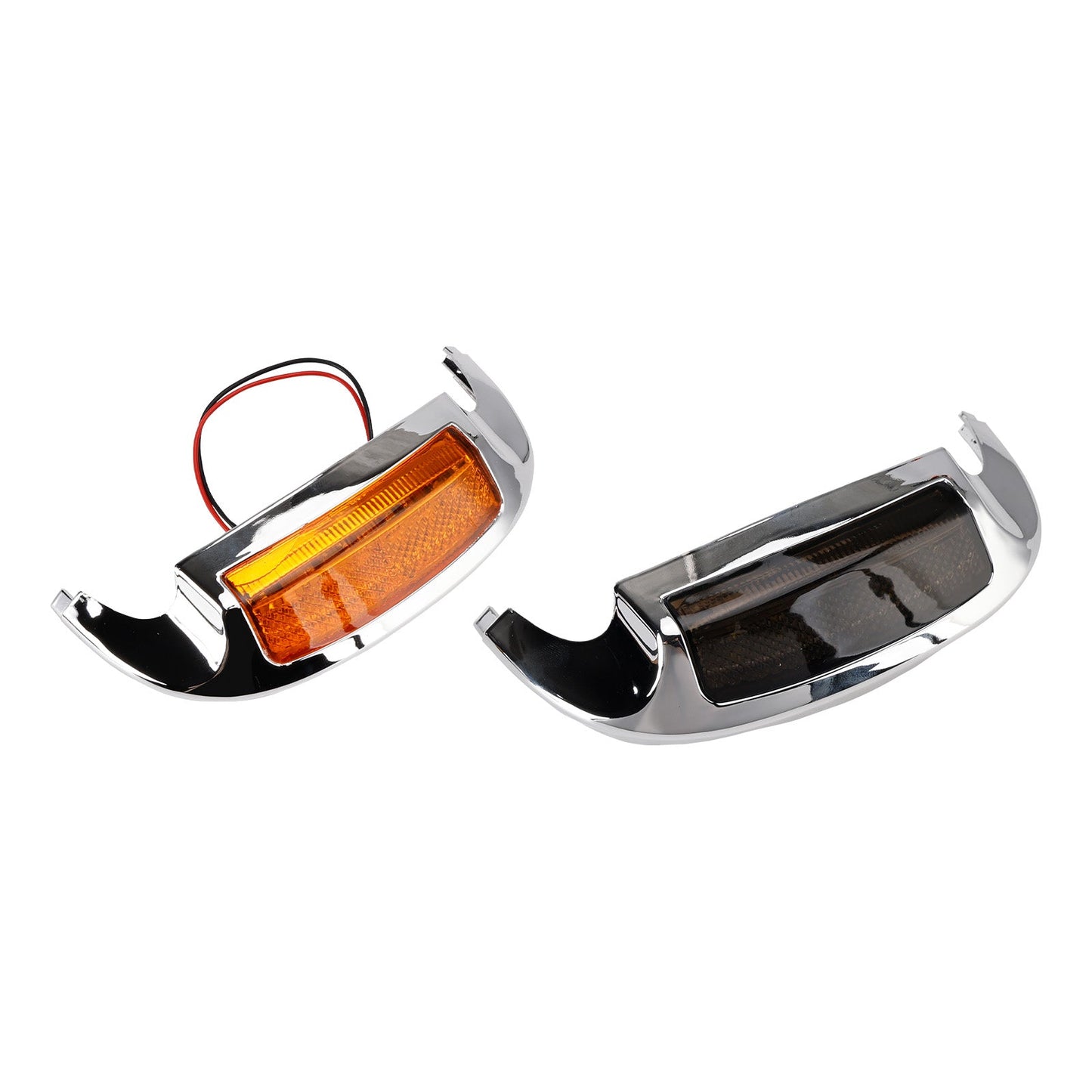 Puntale parafango anteriore con lente LED compatibile con Electra Glide Ultra Limited Low 2014-2023