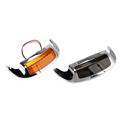 Puntale parafango anteriore con lente LED compatibile con Electra Glide Ultra Limited Low 2014-2023