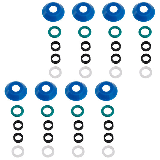 Kit O-ring per iniettore carburante adatto a Chevrolet Silverado 1500 2019-2019, compatibile con Camaro