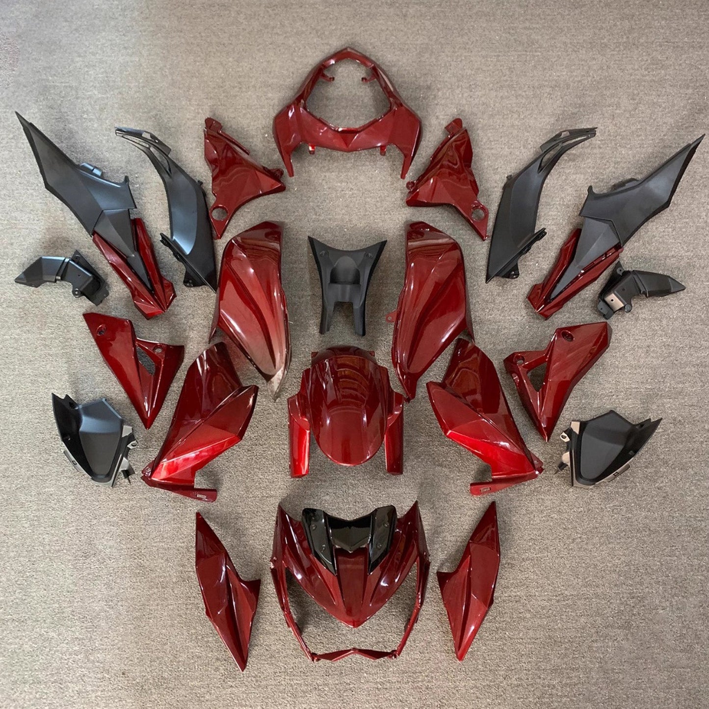 Kit carenatura iniezione in plastica ABS adatto per Kawasaki Z800 2013-2018