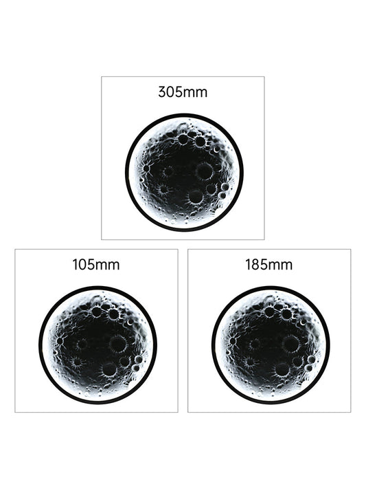 Lampada decorativa a forma di luna in rilievo per lunotto posteriore dell'auto