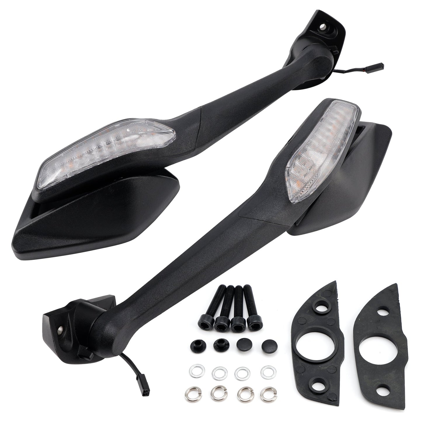 Set di specchietti retrovisori CFMoto 450 SR 450 SRS 450 SS CF400-6 con indicatore di direzione, anni 2022-2025.