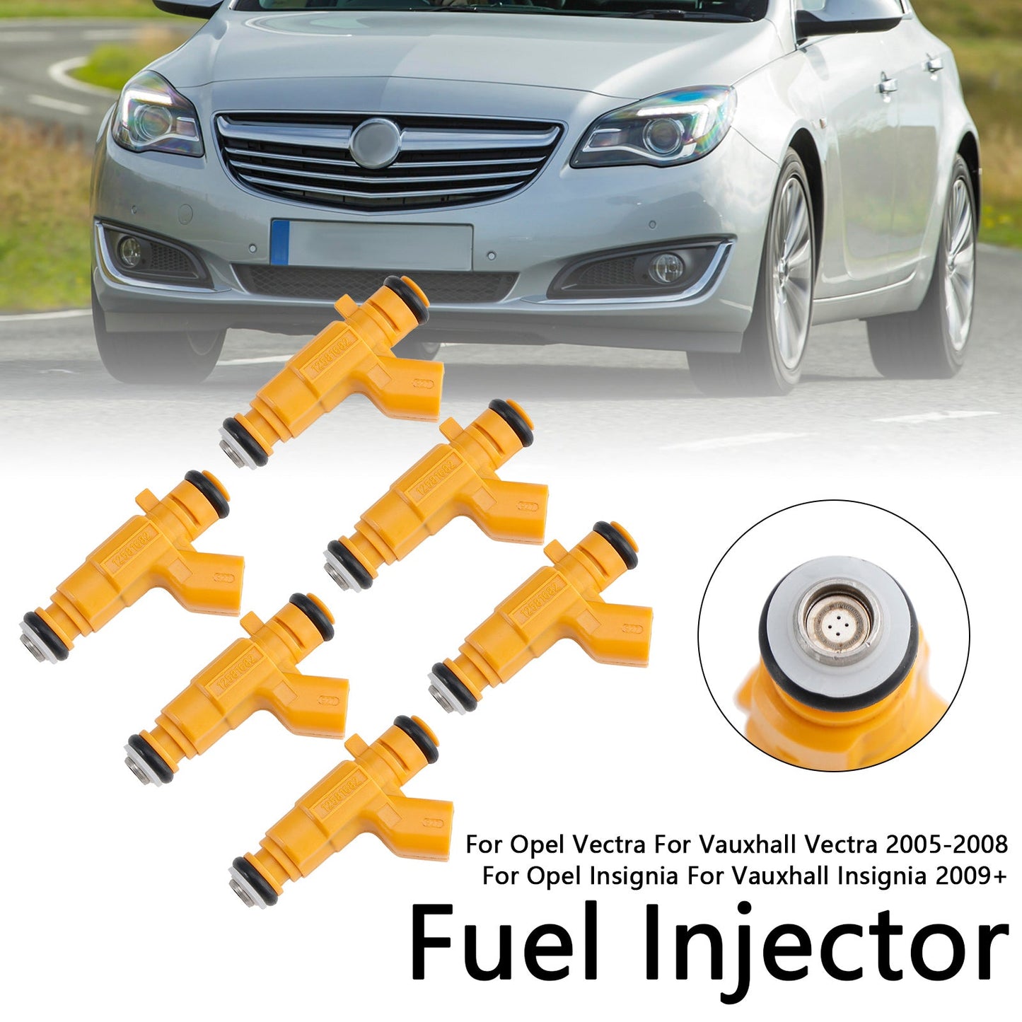 6 pezzi iniettore carburante 0280156129 adatto per Vauxhall Vectra adatto per Saab 9-3 2.8L 12581682