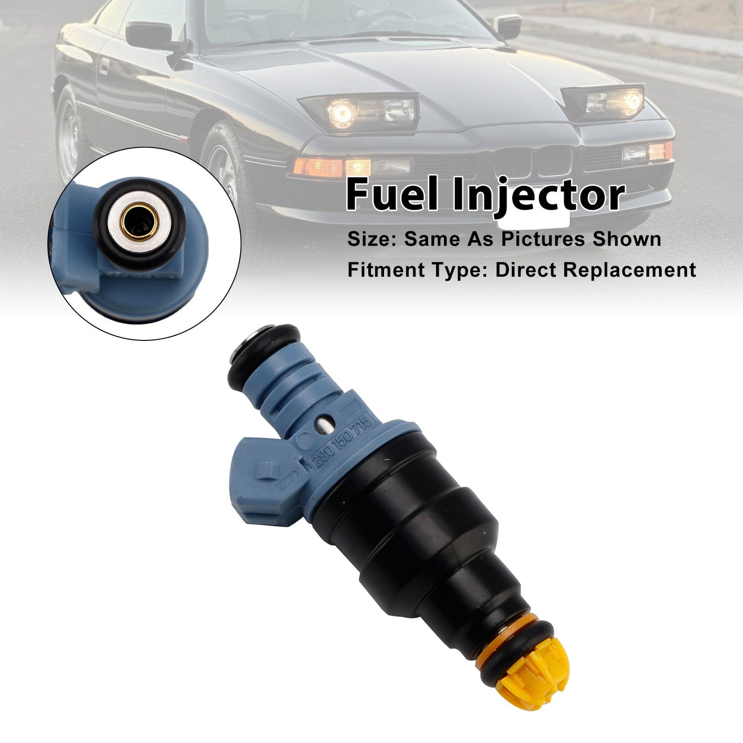 1 pz iniettore carburante per BMW Serie 3 E30 E36 2.5L 1.8L 87-97 Ford 0280150715