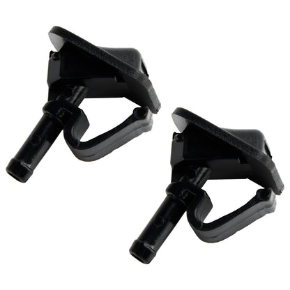 2 pezzi ugello lavavetri tergicristallo spray 55156728AB per Jeep Wrangler JK 2002-2012