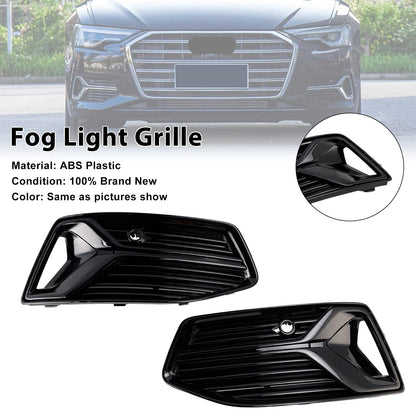 Griglia di copertura fendinebbia paraurti anteriore Audi A6 C8 2019-2023 (2 pezzi)