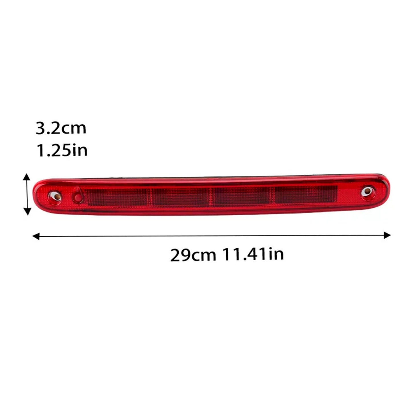 Luce di stop posteriore alta rossa per Citroen C1 e Peugeot 107