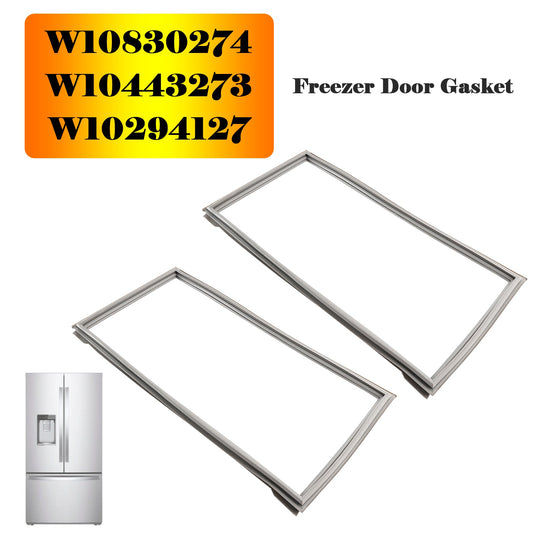 Confezione da 2 W10830274 Guarnizione per porta congelatore per frigorifero Maytag W10443273 W10294127