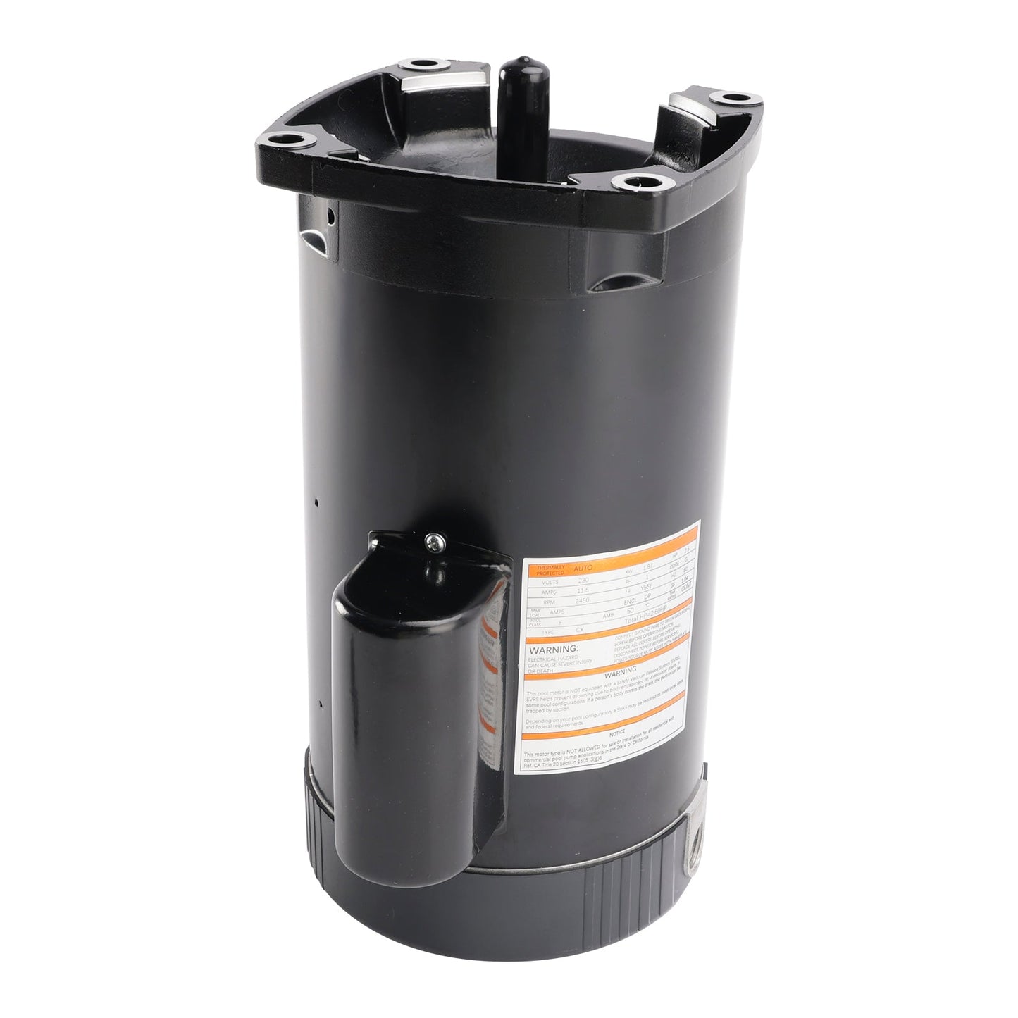 Motore per pompa da piscina B2840 B840 2,5 CV 230 V, telaio 56Y, flangia quadrata