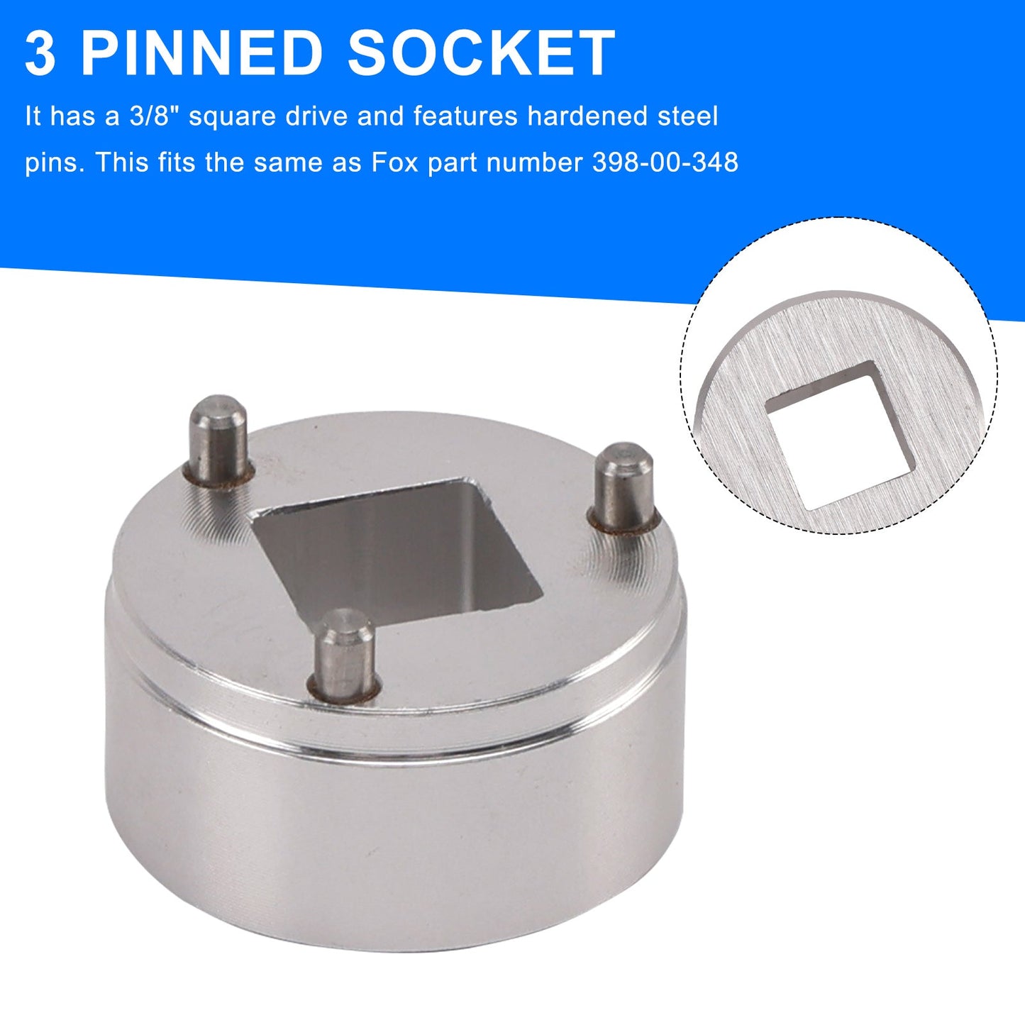 Strumento per presa forcella per la rimozione del pistone interno a 3 pin Fox CTD - come 398-00-348