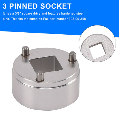 Strumento per presa forcella per la rimozione del pistone interno a 3 pin Fox CTD - come 398-00-348