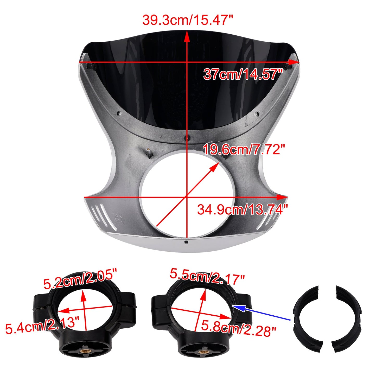 Parabrezza per BMW R NINE T 2014-2024