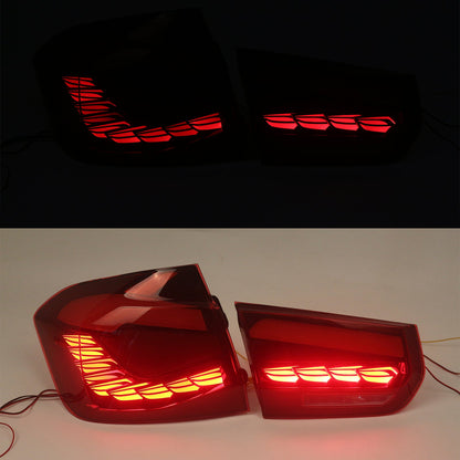 Fanali posteriori a LED rossi L&amp;R per BMW Serie 3 F30 F80 316d 2012-2018, gruppo ottico posteriore 63217313039 63217372793