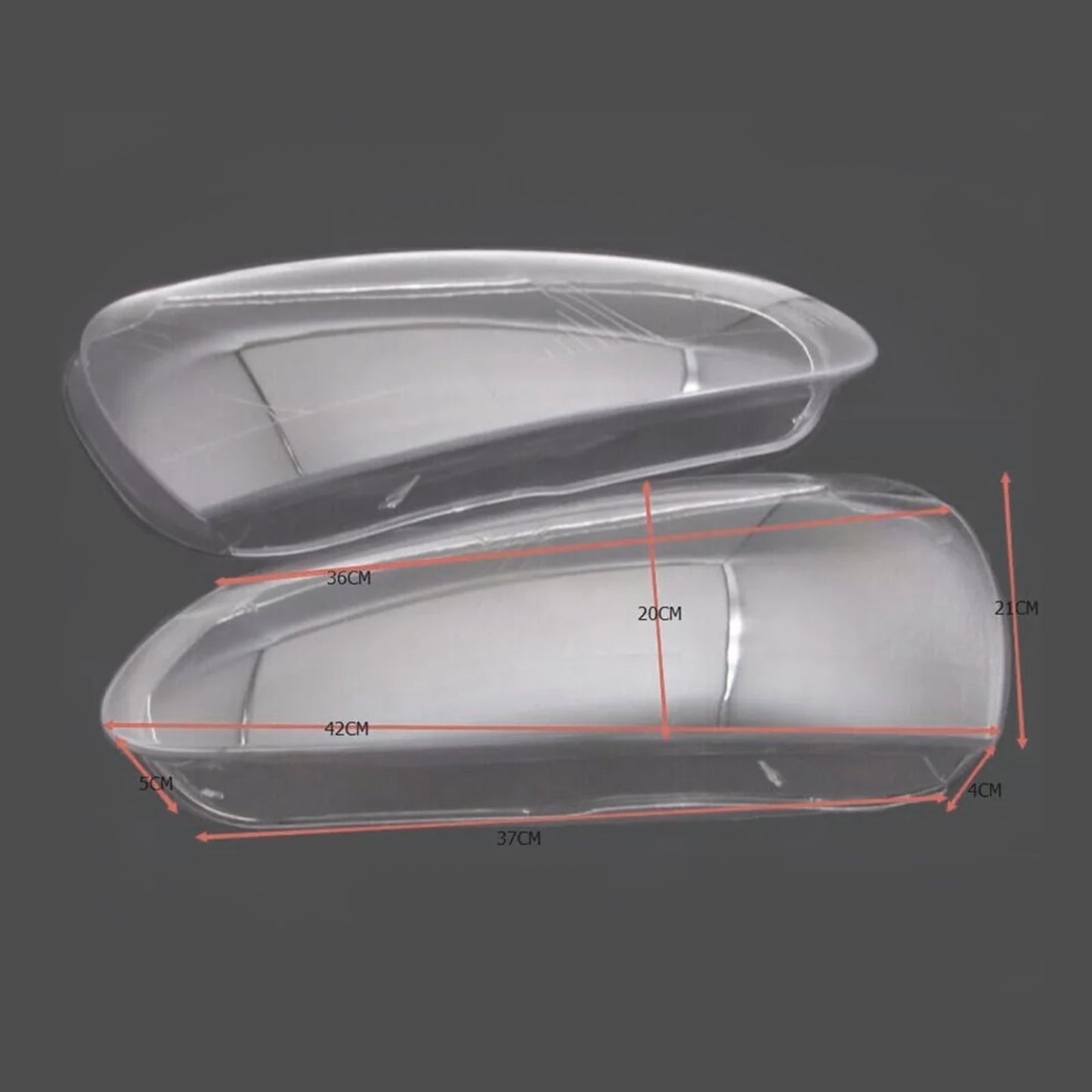 Copri fari anteriori trasparenti Volkswagen Rabbit 2006-2009 (2 pezzi) 1K6941005S