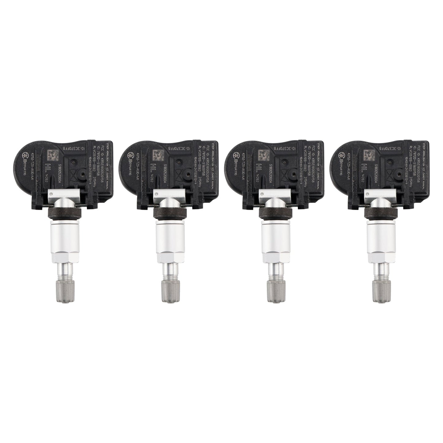 Sensore di pressione pneumatici TPMS 4X per Acura MDX RDX TLX ILX 42753TZ3A51