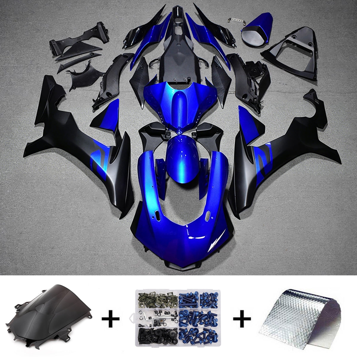 Kit carenatura in plastica ABS a iniezione adatto per Yamaha YZF 1000 R1 2015-2019
