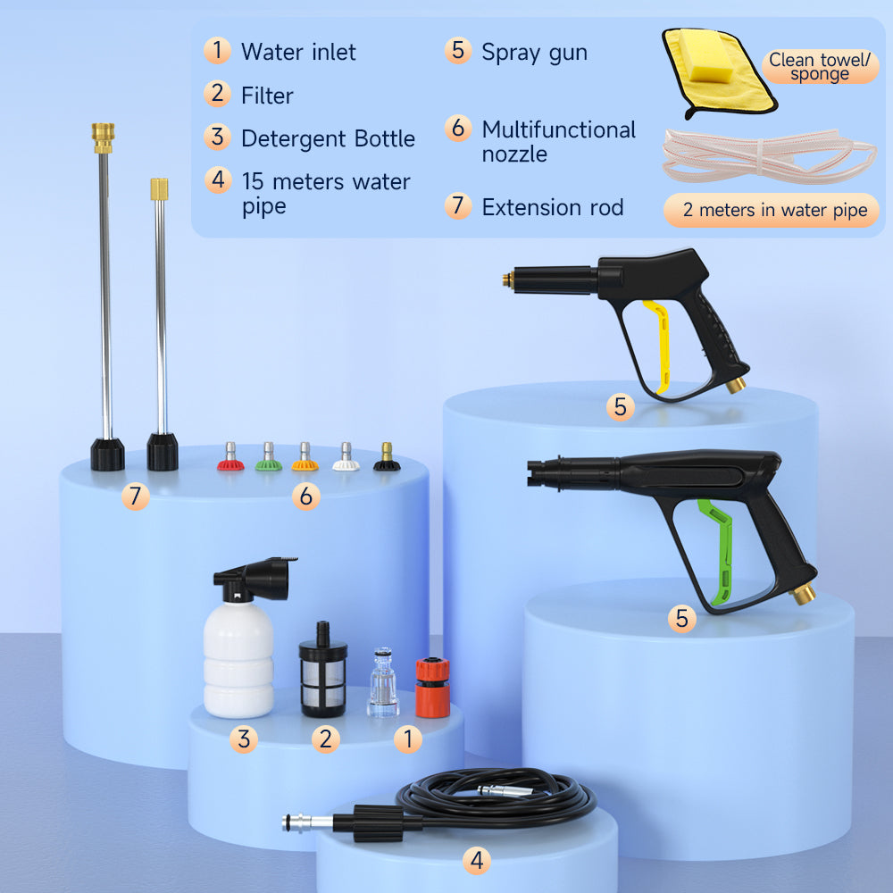 Idropulitrice elettrica portatile, 1400 W, 3200 PSI, max 1,8 GPM
