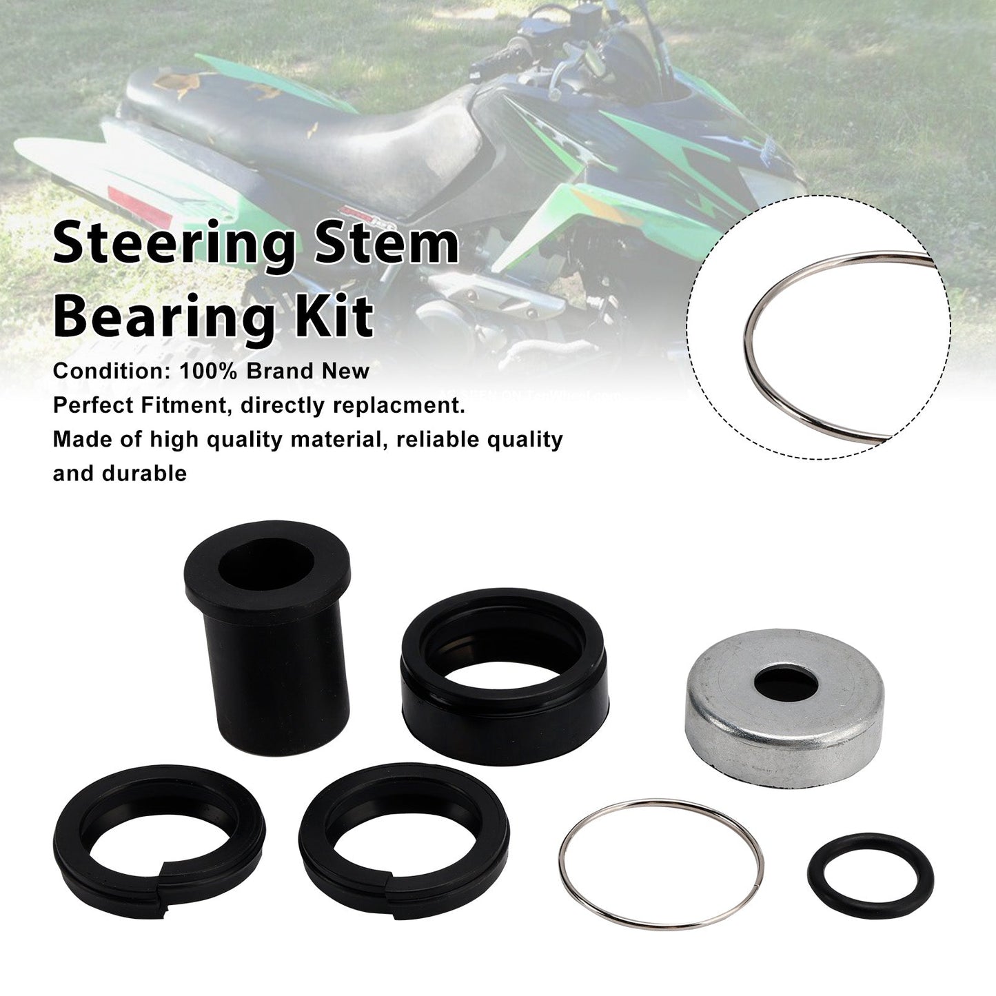 Kit cuscinetto sterzo PWSSK-K06-400 per Suzuki LTA500 LTZ400 LTZ250