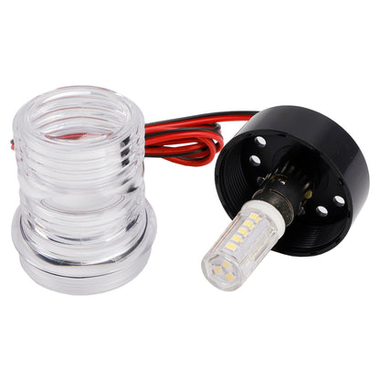 Luce di segnalazione di navigazione a LED da 2,7 W, per ancora, imbarcazione, lampada rotonda, barca, yacht, IP66