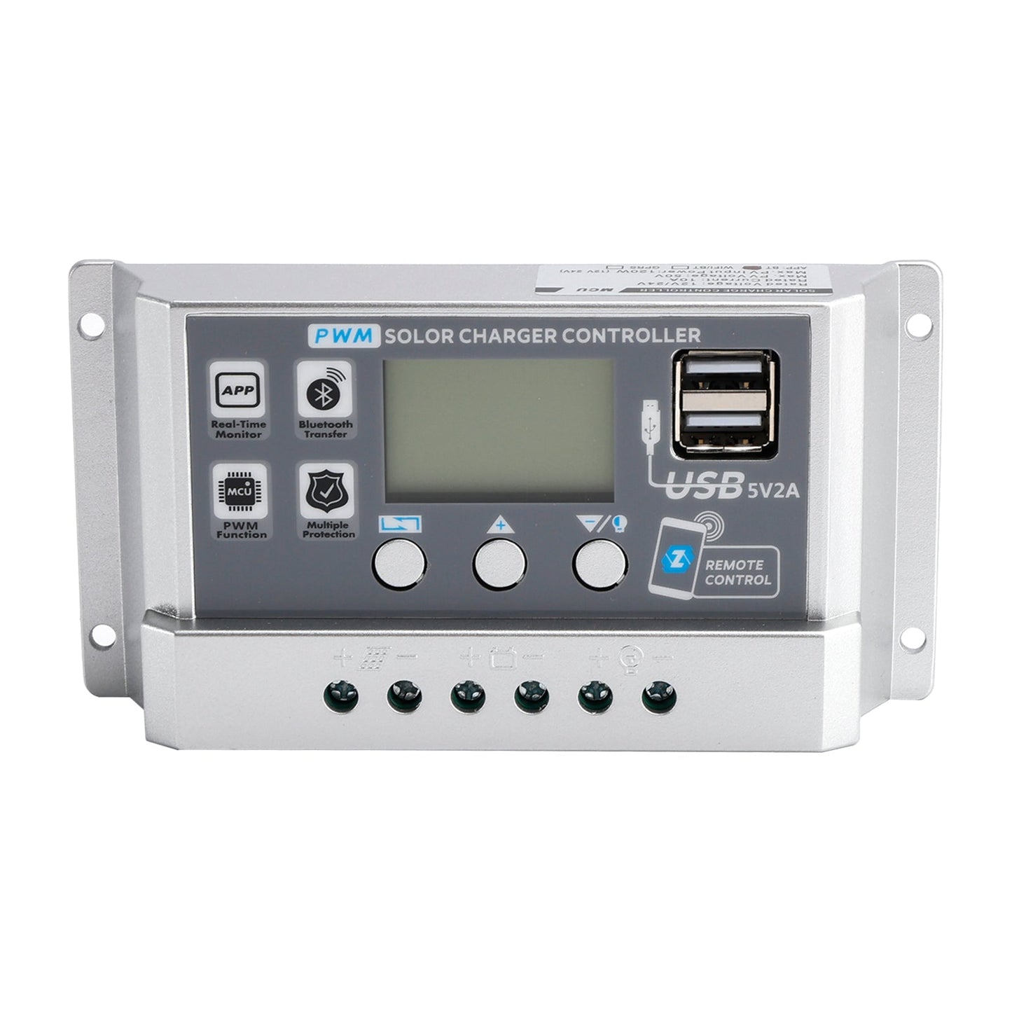 Regolatore solare PWM 10A-60A APP mobile Regolatore solare di controllo intelligente