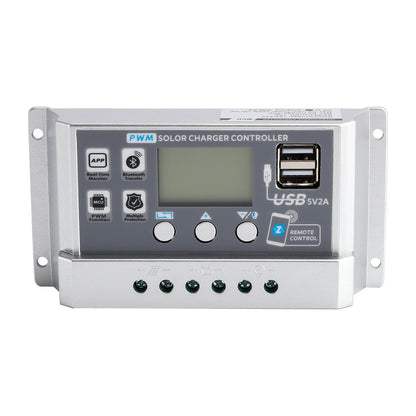 Regolatore solare PWM 10A-60A APP mobile Regolatore solare di controllo intelligente
