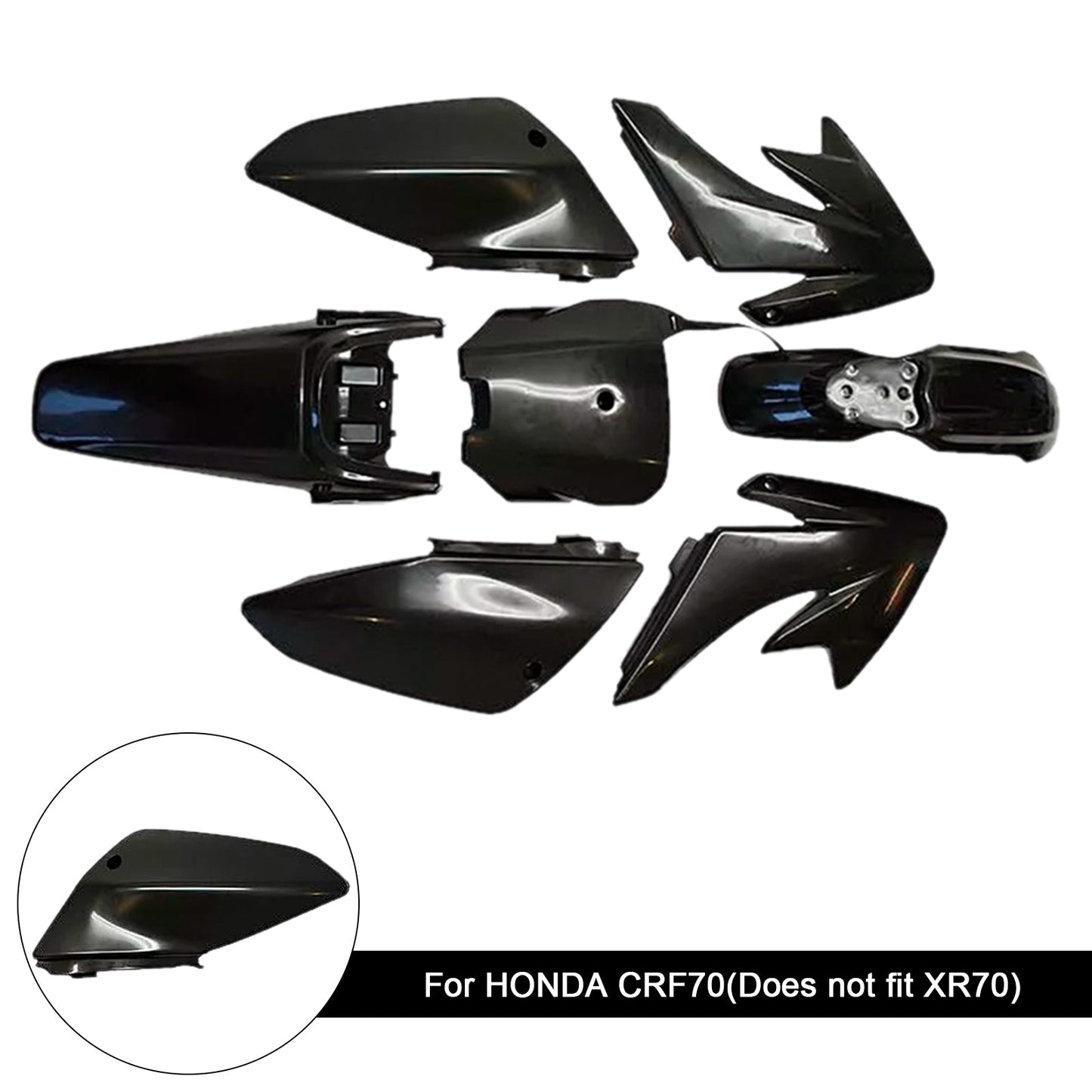 Kit di plastica per carrozzeria e parafango per HONDA CRF70 DIRT BIKE