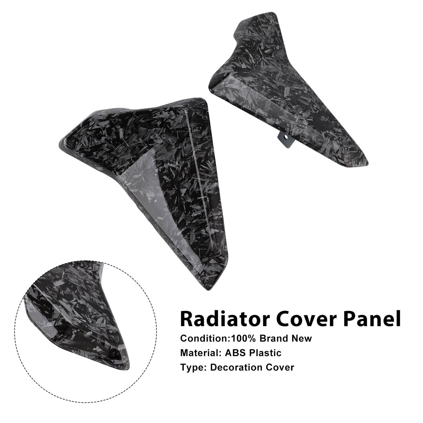 Pannelli di carenatura laterali del radiatore per Street Triple 765 R/RS 2023-2025
