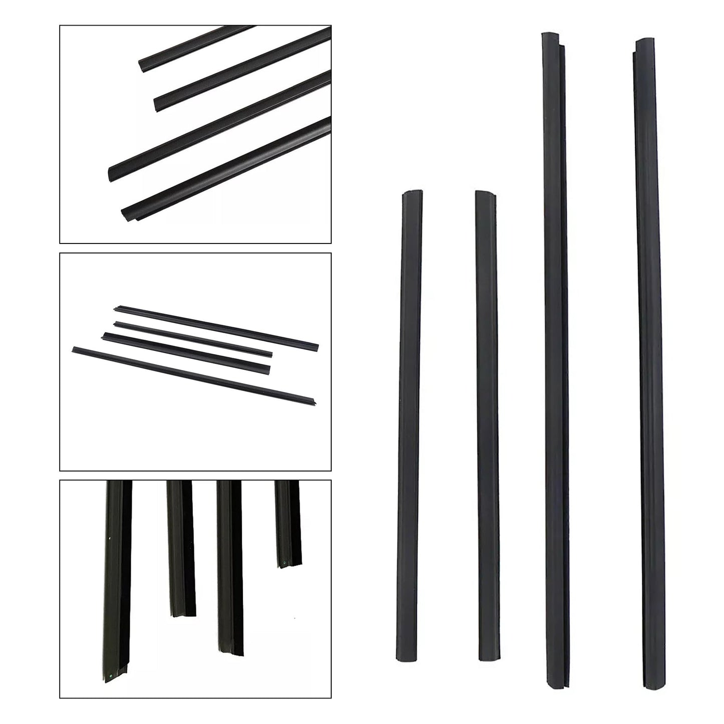 Guarnizione per modanatura della cinghia della portiera Honda Fit Jazz 2008-2013, 4 pezzi