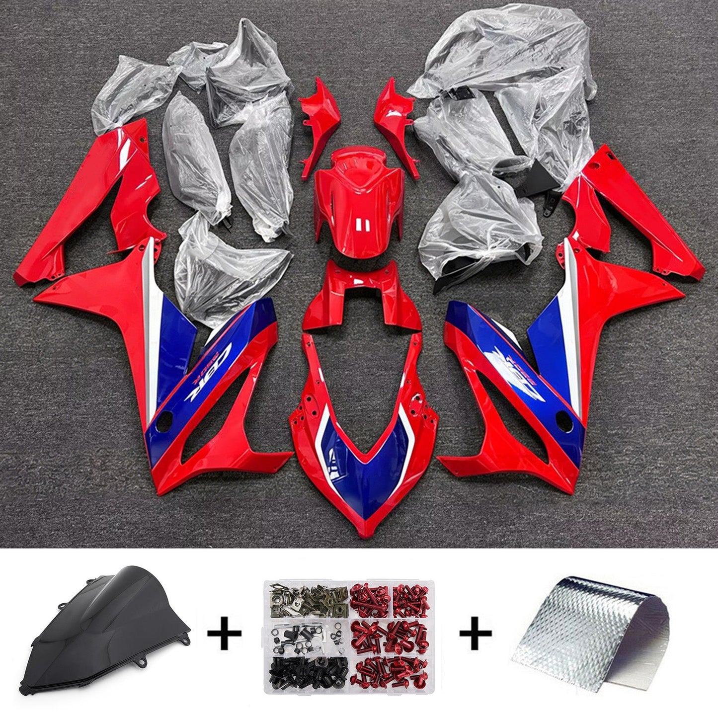 Kit di carene in plastica ABS stampate a iniezione per Honda CBR650R 2019-2020