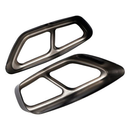 2x copertura del tubo della punta dell'ammortizzatore di scarico per BMW 5 G30 G31 2018-2022