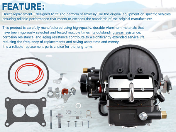 Holley 2300 - Carburatore Marin 500 CFM, Starter Elettrico