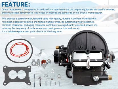 Holley 2300 - Carburatore Marin 500 CFM, Starter Elettrico