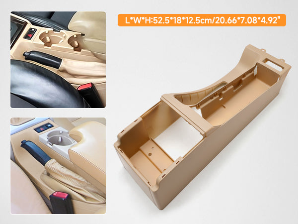 2002-2006 BMW E46 325i 328i Center Console Bracciolo Trim Base Per Guida A Sinistra