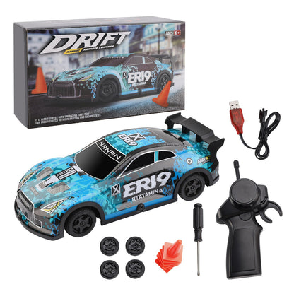 Wltoys 22206 RTR 1/22 2.4G 15km/h Auto da corsa con telaio in metallo Giocattolo regalo Blu