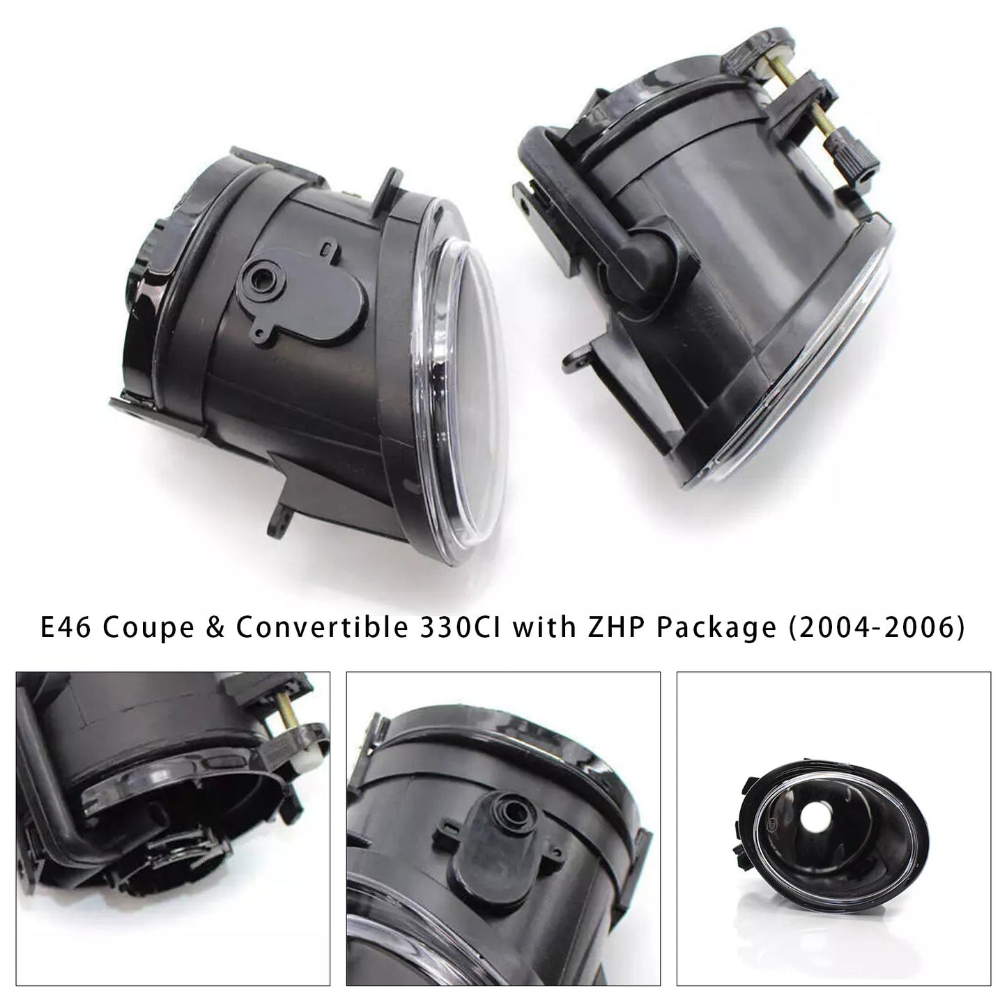 Coppia di fari fendinebbia anteriori senza lampadine per BMW E46 Serie 3 2001-2006