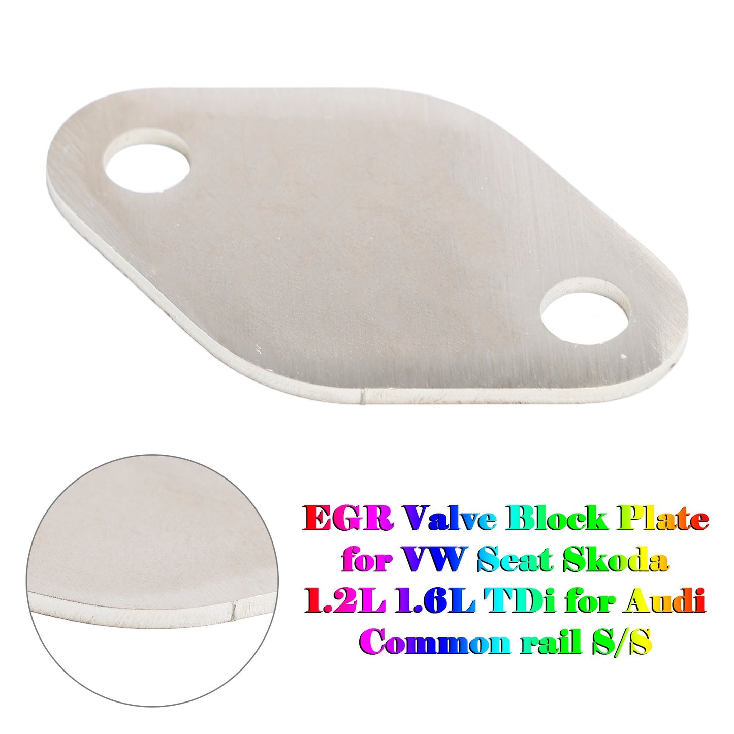 Piastra di blocco valvola EGR per VW Seat Skoda 1.2L 1.6L TDi per Audi Common Rail S/S