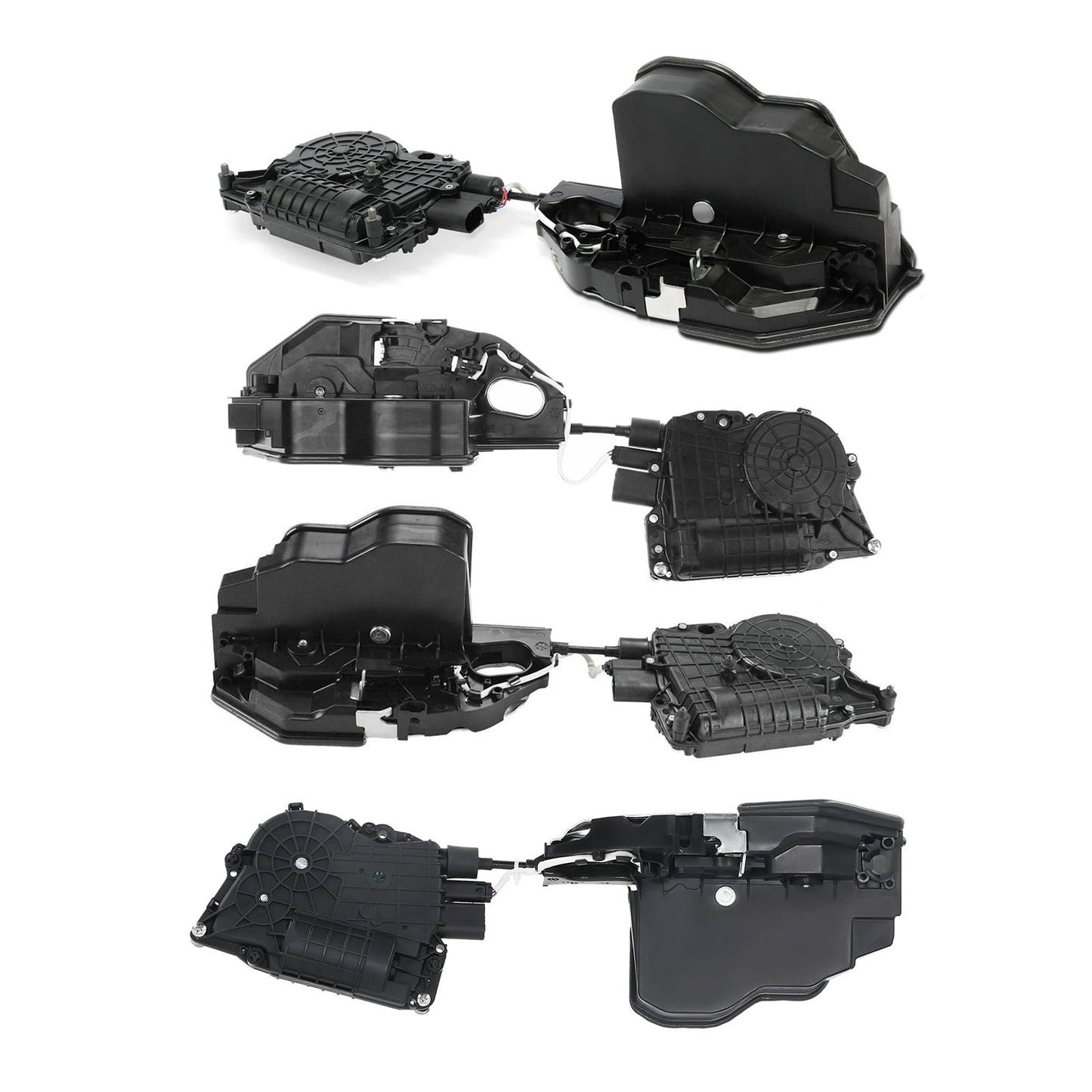 4 attuatori per serratura porte anteriori e posteriori per BMW X5 E70 07-12 X6 E71 08-14 con chiusura ammortizzata