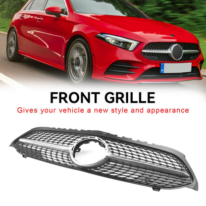 Per Mercedes Benz Classe A W177 2019-2023 Griglia per paraurti anteriore Diamond